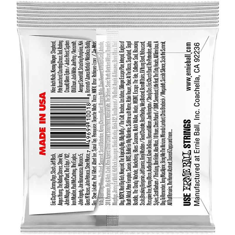 Ernie Ball Custom Gauge 1018 .018GA Single Acoustic or Electric Guitar String