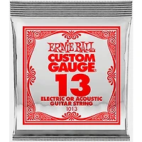 Ernie Ball Custom Gauge 1013 .013GA Single Acoustic or Electric Guitar String