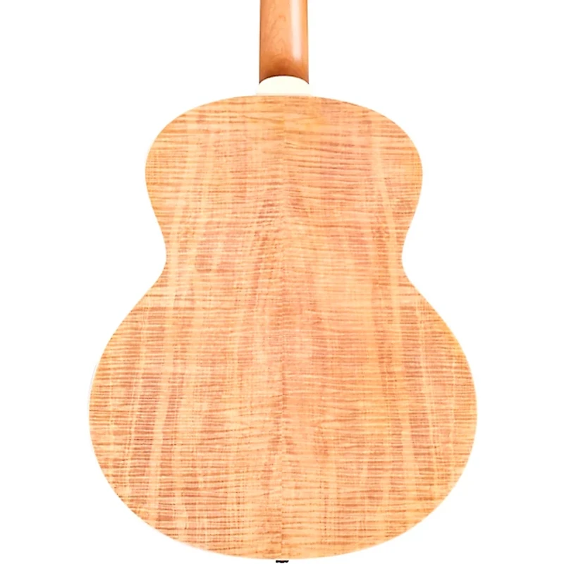 Guild Jumbo Junior Acoustic-Electric Bass Guitar Flame Maple