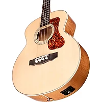 Guild Jumbo Junior Acoustic-Electric Bass Guitar Flame Maple