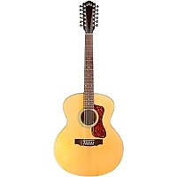 Guild F-2512E Jumbo 12-String Acoustic-Electric Guitar Natural