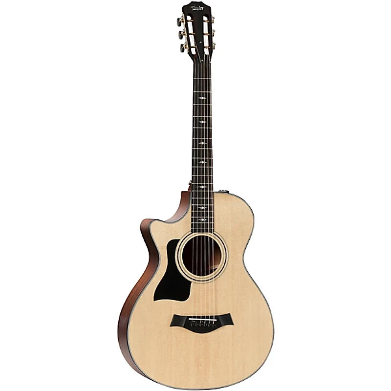 Taylor 312ce 12-Fret V-Class Grand Concert Left-Handed Acoustic-Electric Guitar Natural