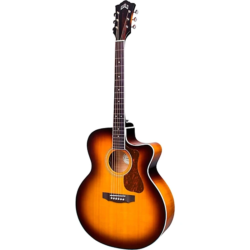 Guild F-250CE Deluxe Jumbo Acoustic-Electric Guitar Antique Sunburst
