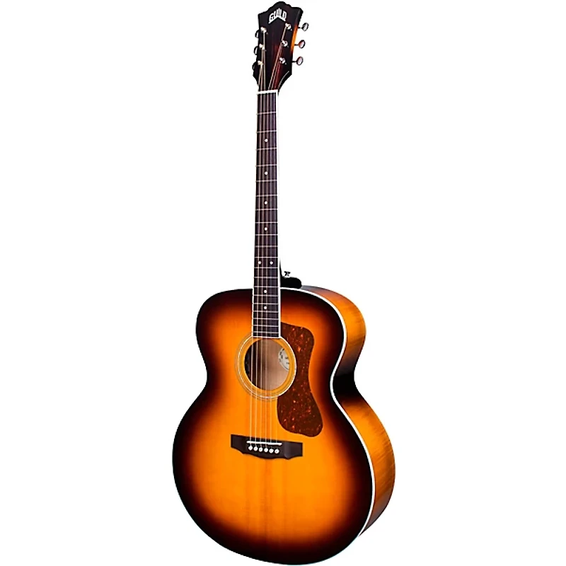 Guild F-250E Deluxe Jumbo Acoustic-Electric Guitar Antique Sunburst