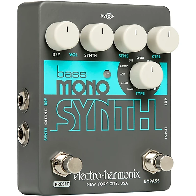 Electro-Harmonix Bass Mono Synth Bass Effects Pedal