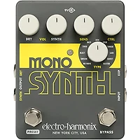 Electro-Harmonix Guitar Mono Synth Effects Pedal