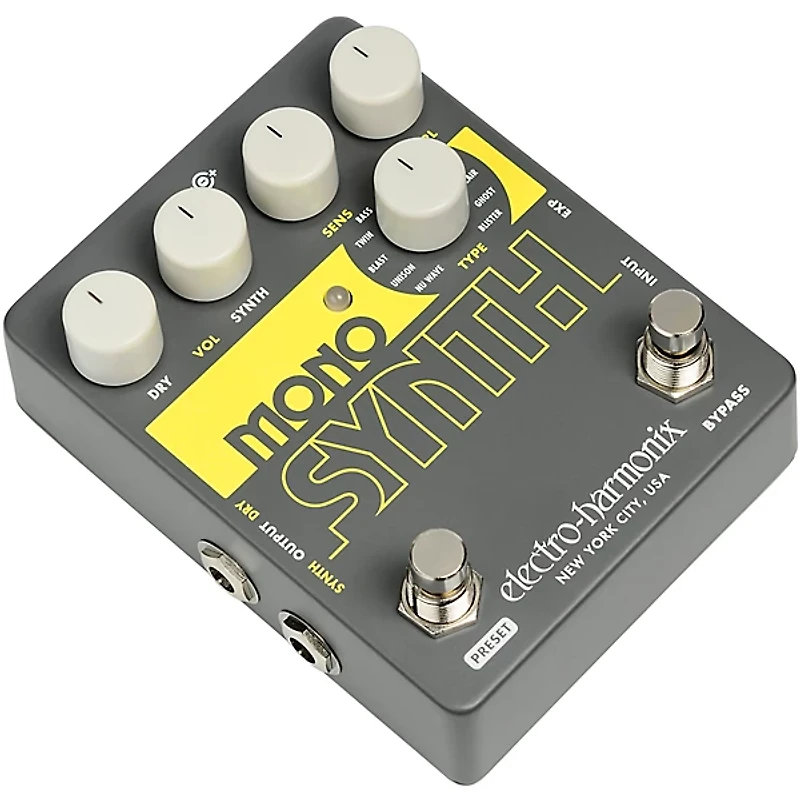 Electro-Harmonix Guitar Mono Synth Effects Pedal
