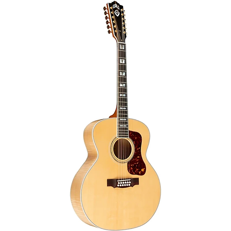 Guild F-512 Maple Jumbo 12-String Acoustic Guitar Natural