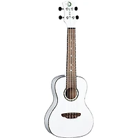Luna Hau Snow Concert Ukulele White