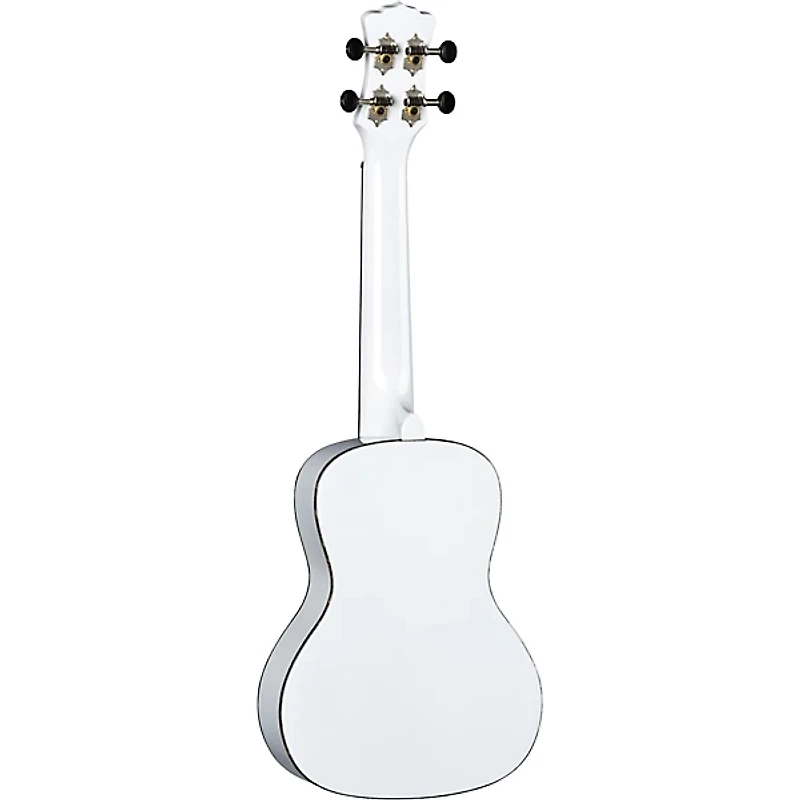 Luna Hau Snow Concert Ukulele White