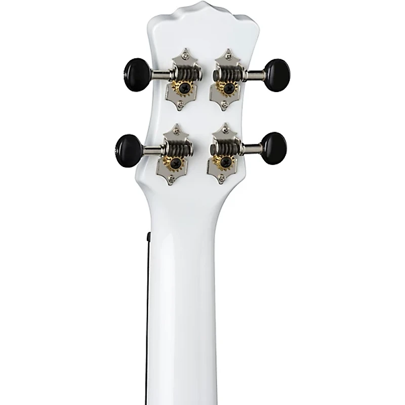 Luna Hau Snow Concert Ukulele White