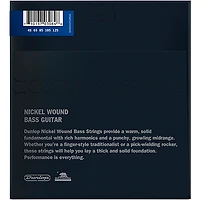 Dunlop DBN45125XL Bass-NKL 45/125 Extra-Long Scale 5-String Set