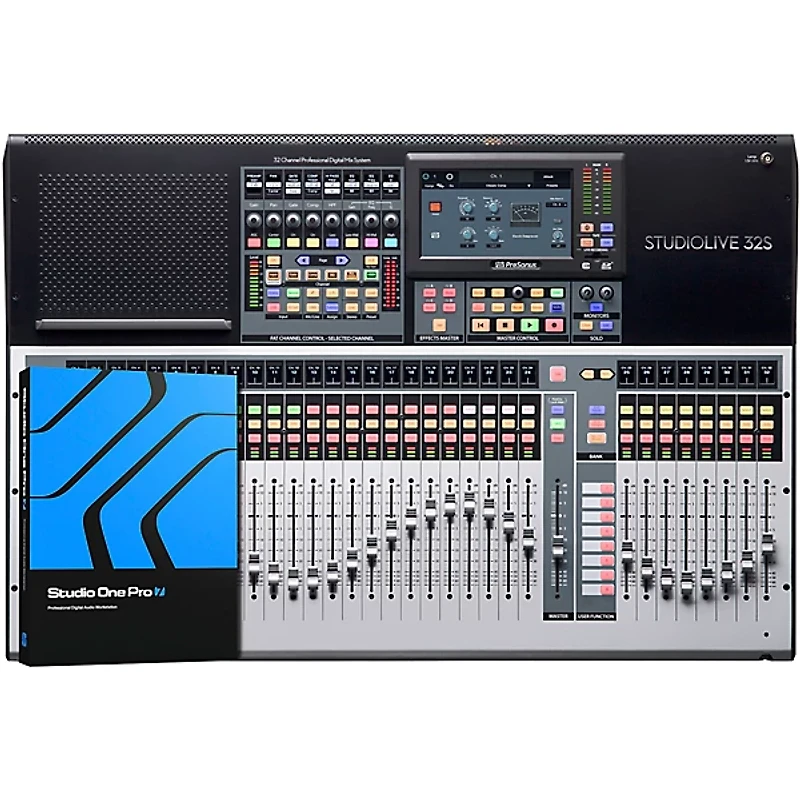 PreSonus StudioLive 32S 32-Channel Mixer With 26 Mix Busses and 64x64 USB Interface