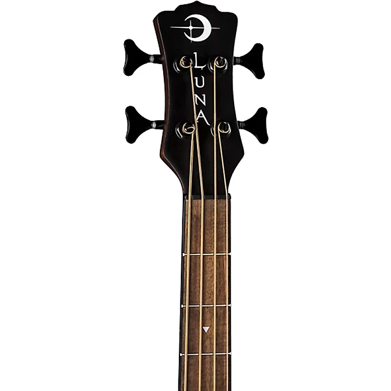 Luna Tribal Acoustic-Electric Bass Tobacco Sunburst