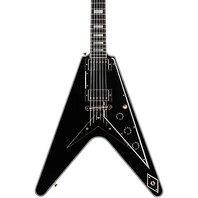 Gibson Custom Flying V Custom Electric Guitar - Ebony