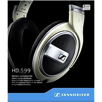 Sennheiser HD 599 Open-Back Headphones Matte Ivory