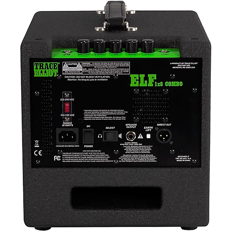 Trace Elliot ELF 200W 1x8 Bass Combo Amp Black