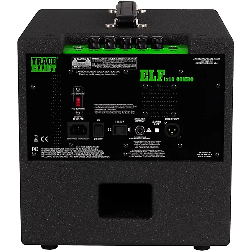 Trace Elliot ELF 200W 1x10 Bass Combo Amp Black
