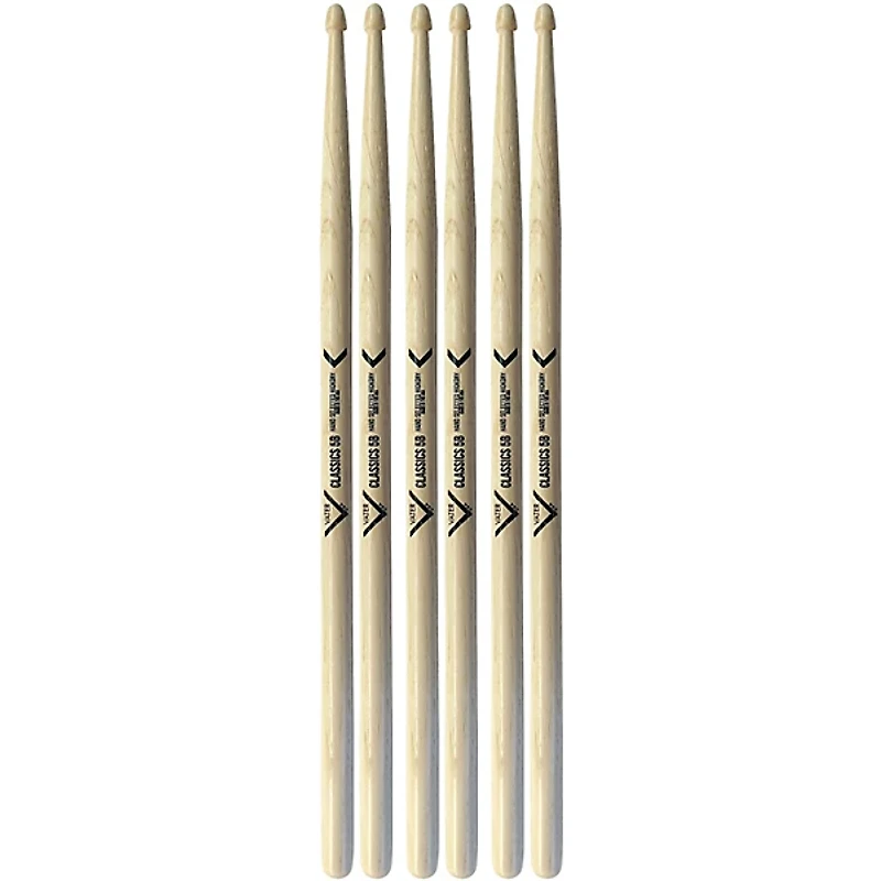 Vater Classics Series Drum Sticks - Buy 2, Get 1 Free 5B Wood