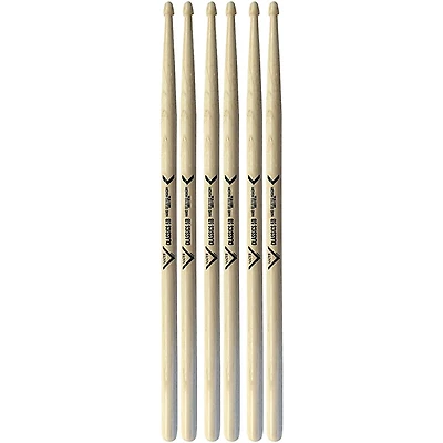 Vater Classics Series Drum Sticks - Buy 2, Get 1 Free 5B Wood