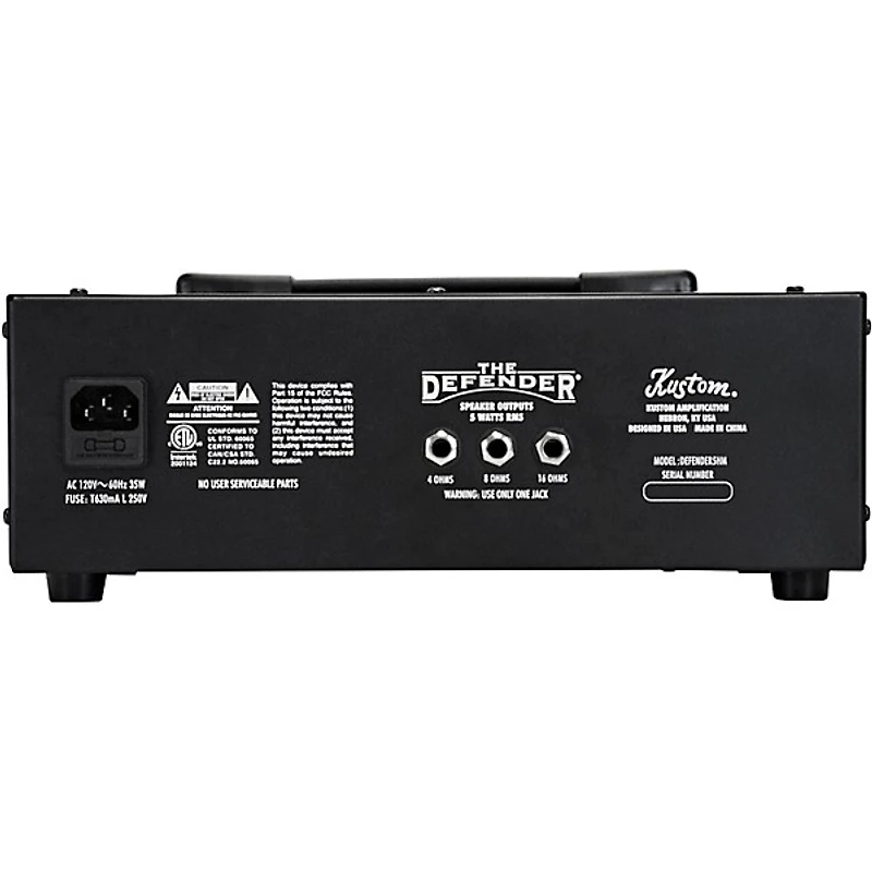 Kustom DEFENDER5HMOD Defender 5H 5W Tube Guitar Amp Head