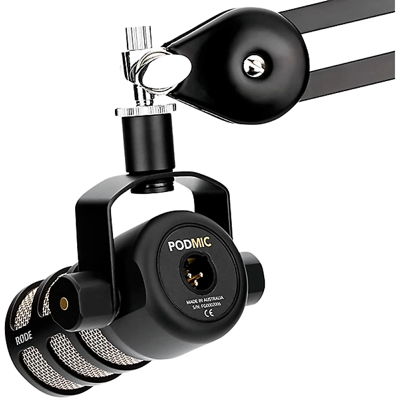 RODE PodMic Dynamic Podcasting Microphone Black