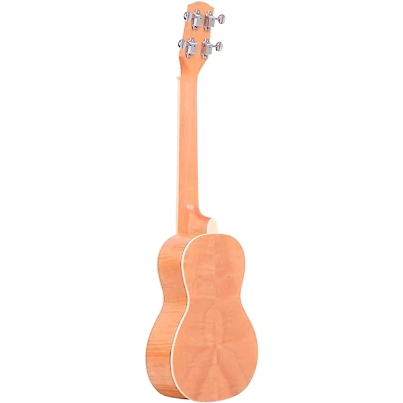 Gold Tone Tenor-Scale Curly Maple Resonator Ukulele with Gig Bag Natural