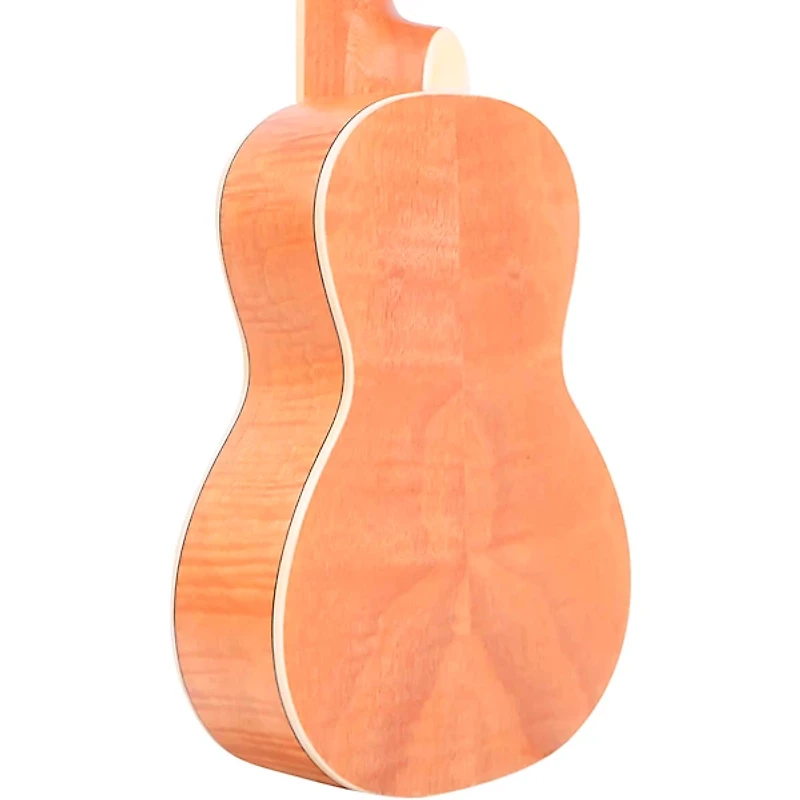 Gold Tone Tenor-Scale Curly Maple Resonator Ukulele with Gig Bag Natural