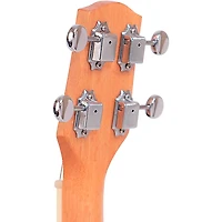 Gold Tone Tenor-Scale Curly Maple Resonator Ukulele with Gig Bag Natural