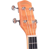 Gold Tone Concert-Scale Curly Maple Resonator Ukulele with Gig Bag Natural
