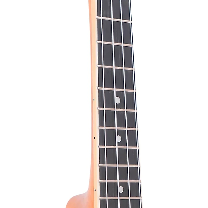 Gold Tone Concert-Scale Curly Maple Resonator Ukulele with Gig Bag Natural