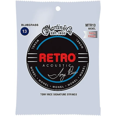 Martin MTR13 Retro Bluegrass (Tony Rice's Choice) Acoustic Guitar Strings