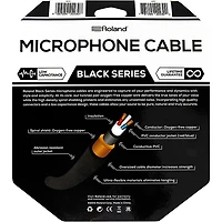 Roland Black Series XLR Microphone Cable 20' 2-Pack