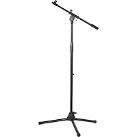 Musician's Gear Tripod Microphone Stand With Telescoping Boom Black 2-Pack
