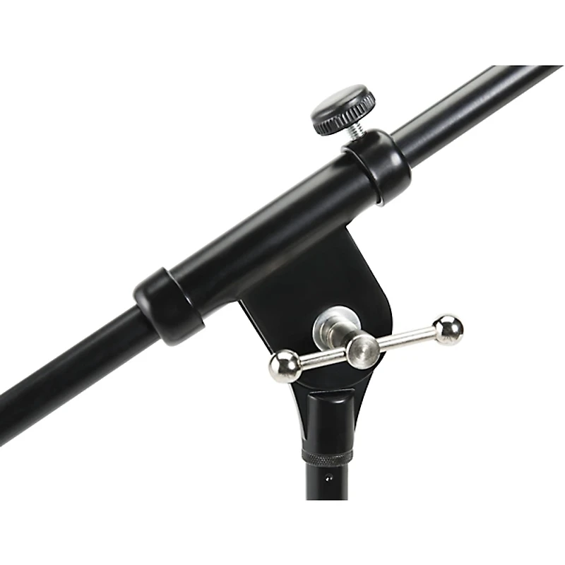 Musician's Gear Tripod Microphone Stand With Telescoping Boom Black 2-Pack