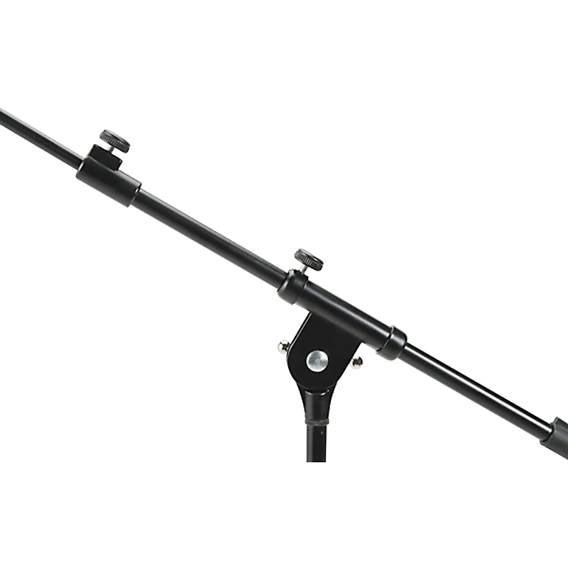 Musician's Gear Tripod Microphone Stand With Telescoping Boom Black 2-Pack