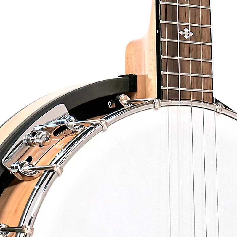 Gold Tone CC-100RW Cripple Creek Resonator Banjo With Wide Fingerboard Gloss Natural