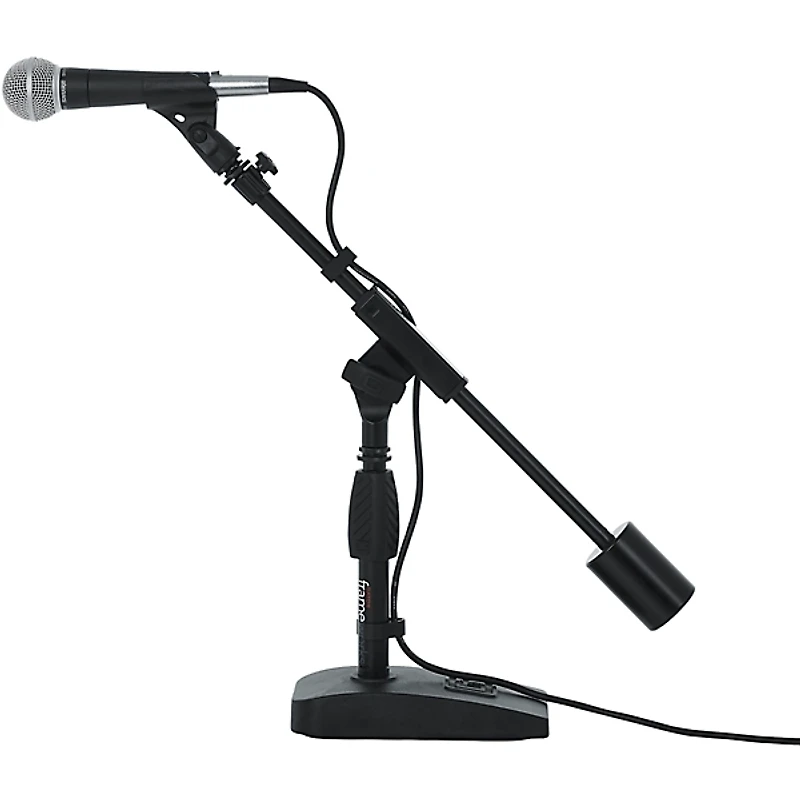 Gator GFW-MIC-0822 Telescoping Boom Mic Stand Desktop & Bass Drum