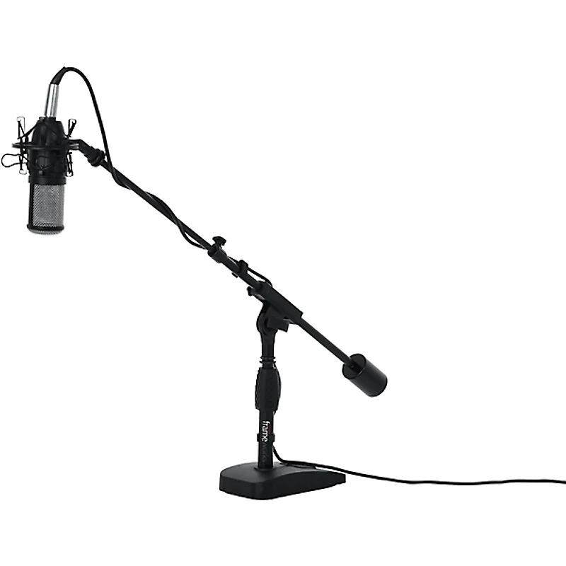 Gator GFW-MIC-0822 Telescoping Boom Mic Stand Desktop & Bass Drum