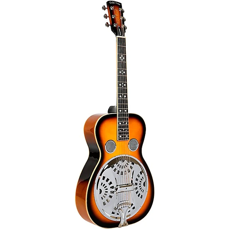 Gold Tone PBR-D Paul Beard Signature Series Left-Handed Roundneck Resonator Guitar Deluxe Tobacco Sunburst Tobacco Sunburst