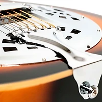 Gold Tone PBR-D Paul Beard Signature Series Left-Handed Roundneck Resonator Guitar Deluxe Tobacco Sunburst Tobacco Sunburst