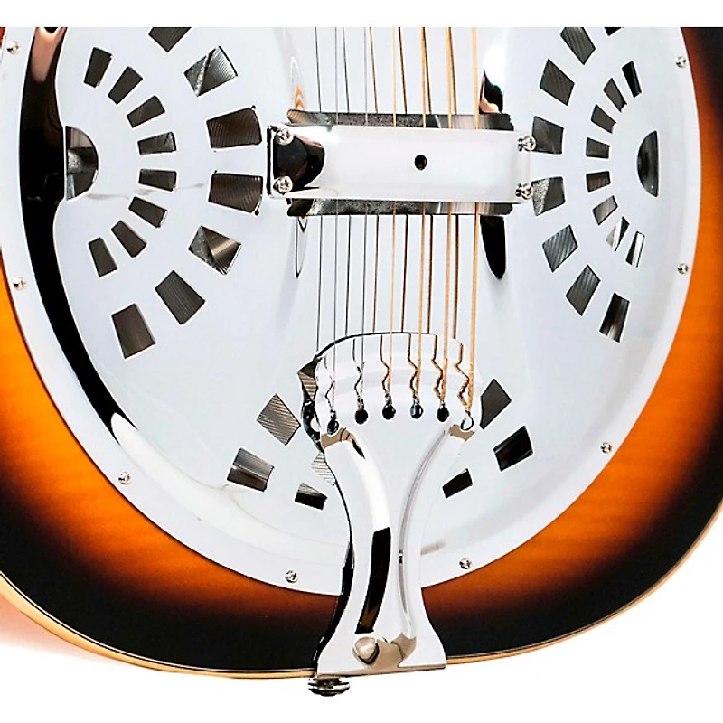 Gold Tone PBR-D Paul Beard Signature Series Left-Handed Roundneck Resonator Guitar Deluxe Tobacco Sunburst Tobacco Sunburst