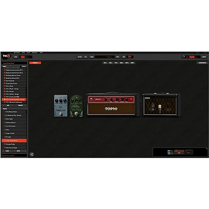 Overloud THU Funk and R&B Edition Upgrade from TH-3 Funk and R&B Edition