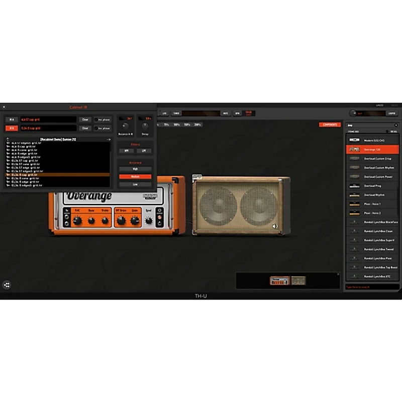 Overloud TH-U Amp Modeling Software