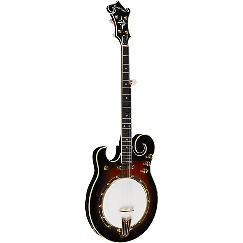 Gold Tone EBM-5 Electric Solidbody 5-String Banjo For Left Hand Players Sunburst