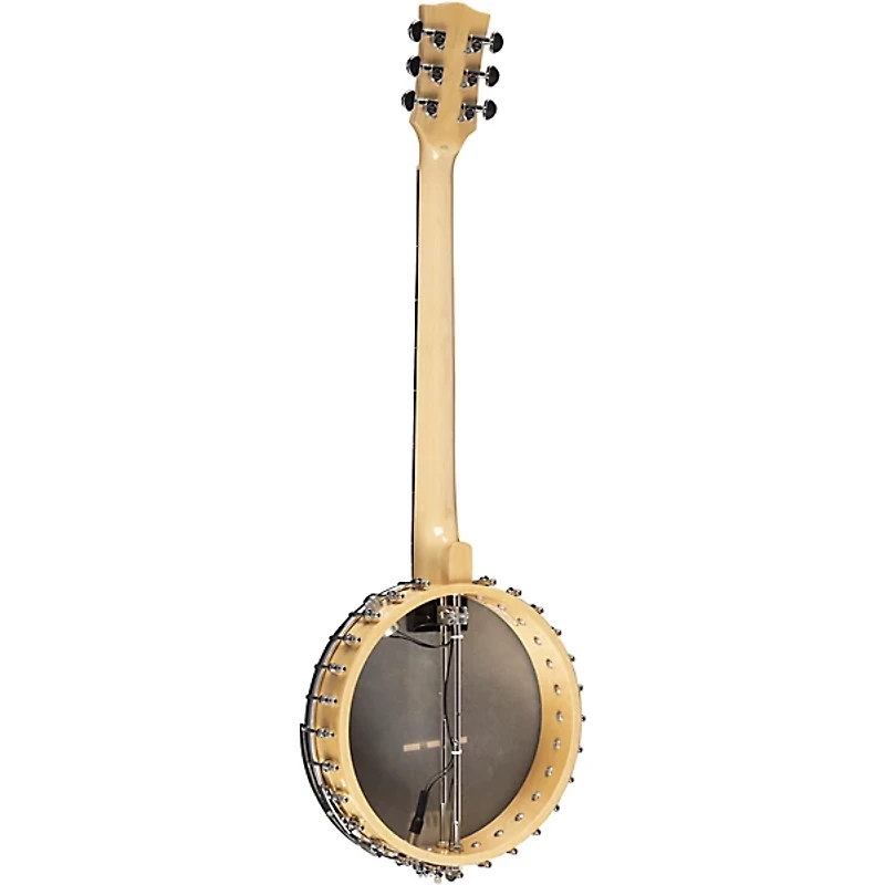 Gold Tone Left-Handed 6-String Banjo Guitar Gloss Natural