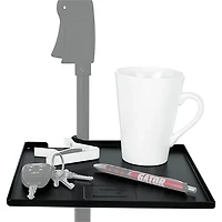 Gator GFW-SHELF0909 Gator Frameworks small microphone stand clamp-on utility shelf, capacity up to 10lbs.