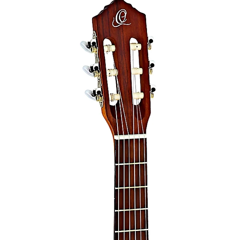 Ortega Family Series RCE125SN Thinline Acoustic-Electric Classical Guitar Satin Natural