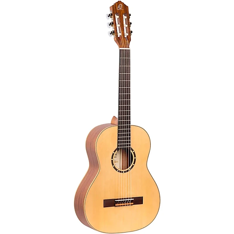 Ortega Family Series R121L-3/4 3/4 Size Left-Handed Classical Guitar Satin Natural 0.75
