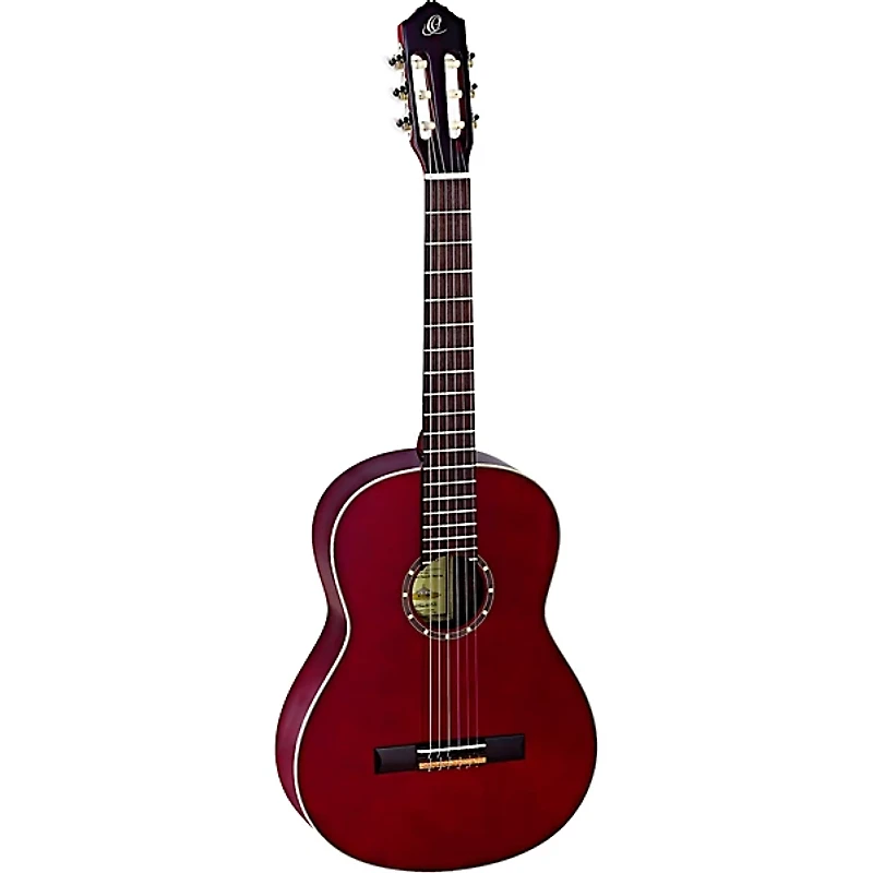 Ortega Family Series R121WR Classical Guitar Transparent Wine Red